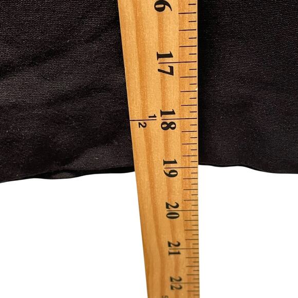 Joe Fresh Black Pencil Skirt S Pull On Professional Dressy Cotton Stretchy - Picture 4 of 7